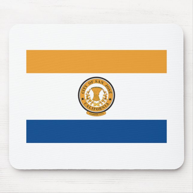 San Jose Flag Mousepad (Vorne)