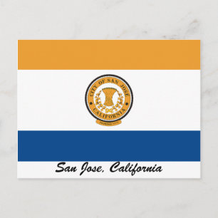 San Jose Flag Postkarte