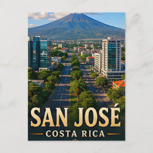 San José Grüne Täler und costa-ricanische Schönhei Postkarte