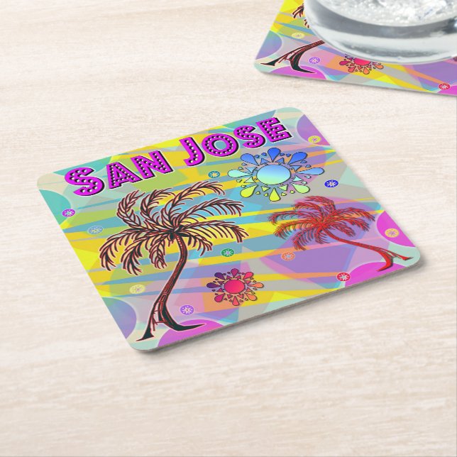 San Jose Happy and Hope Untersetzer (angewinkelt)