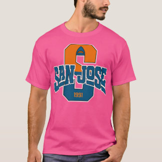 San Jose Hockey Team Design T-Shirt