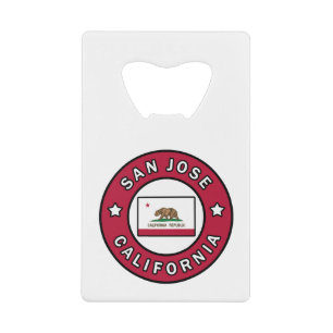 San Jose Kalifornien Geldbeutel Flaschenöffner