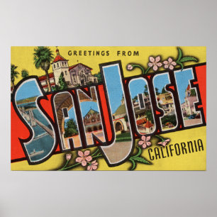 San Jose, Kalifornien, Große Briefszenen 2 Poster