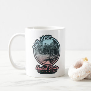 SAN JOSE - KALIFORNIEN VINTAG KAFFEETASSE