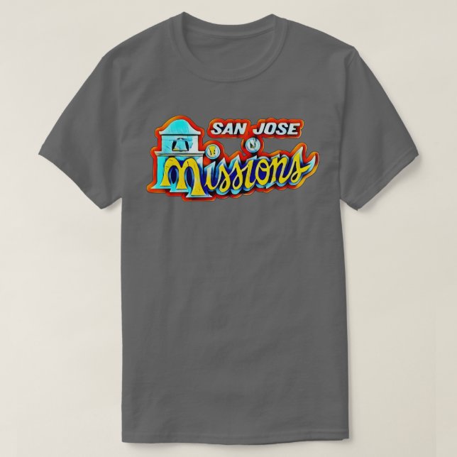 San Jose Missions Baseball T-Shirt (Design vorne)