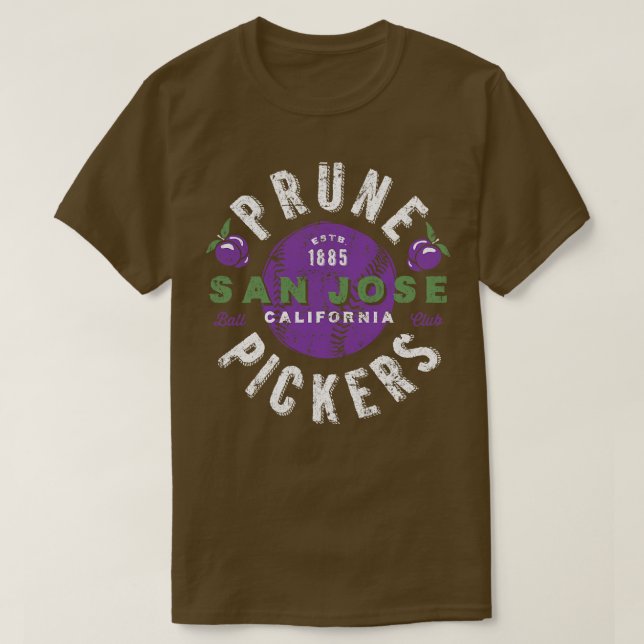 San Jose Prune Pickers T-Shirt (Design vorne)