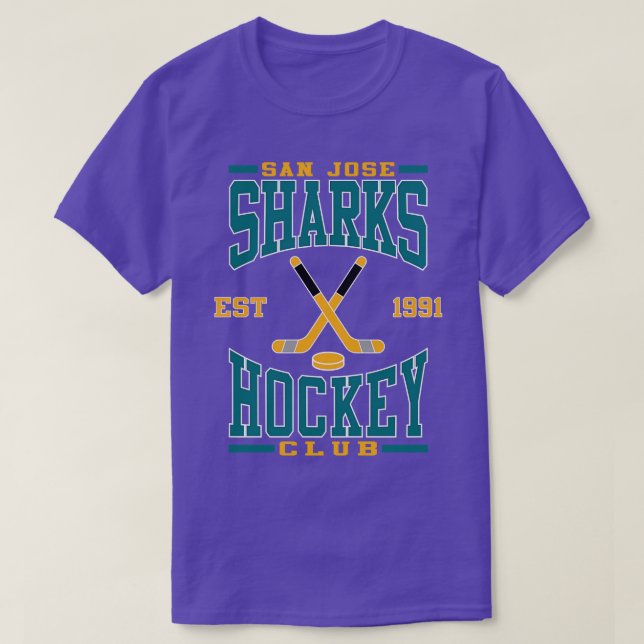 San Jose Sharks Hockey Club T-Shirt (Design vorne)