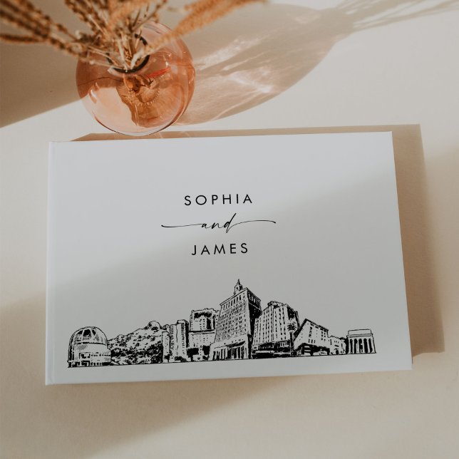 San Jose Skyline Wedding Guest Book Gästebuch (Von Creator hochgeladen)