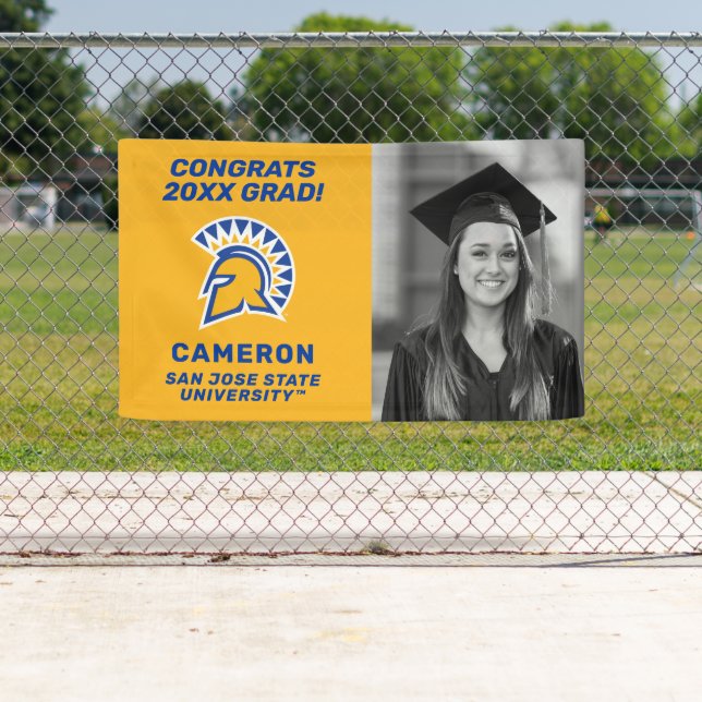 San Jose Staat Spartans | Glückwunsch Grad Banner (Insitu)