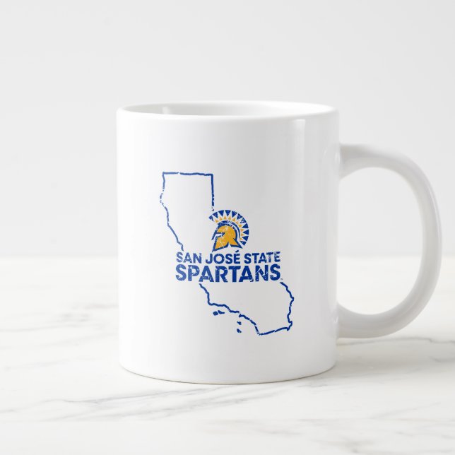 San José Staat Spartans Liebe Jumbo-Tasse (Rechts)