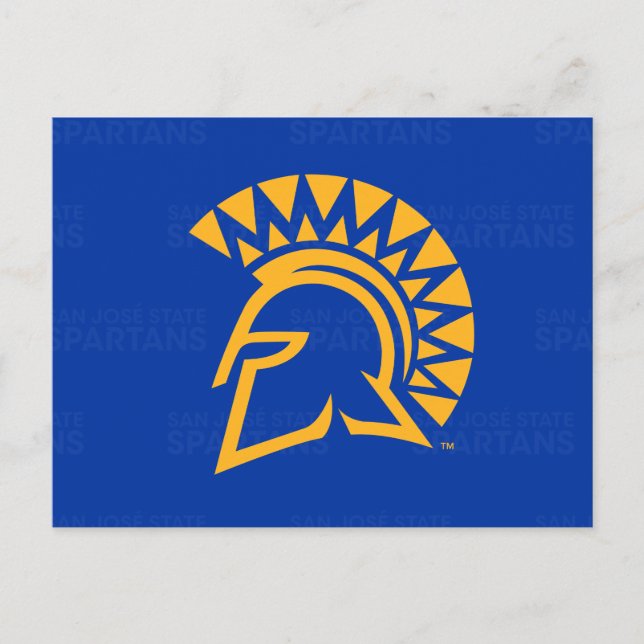 San Jose Staat Spartans Logo Einladungspostkarte (Vorderseite)