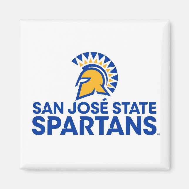 San Jose Staat Spartans Logo Magnet (Vorne)