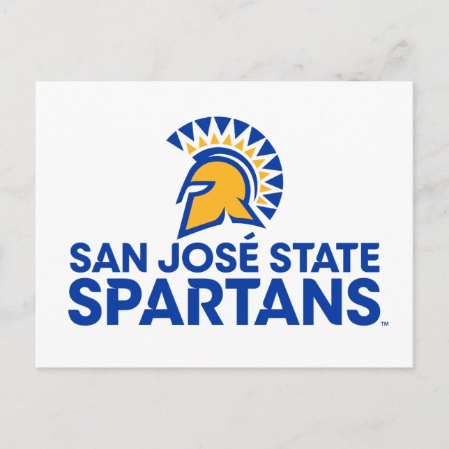 San Jose Staat Spartans Logo Postkarte (Vorderseite)