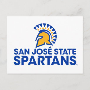San Jose Staat Spartans Logo Postkarte