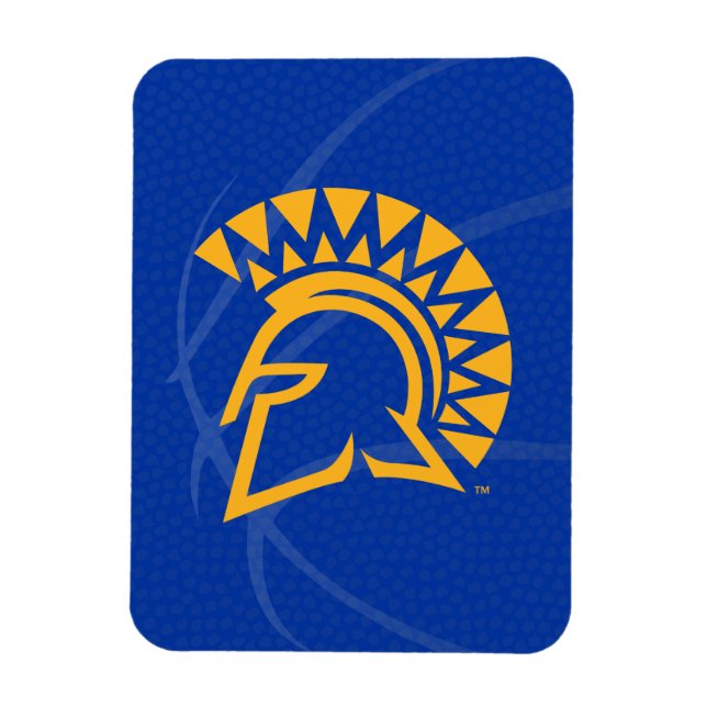 San Jose Staat Spartans Staat Basketball Magnet (Vertikal)