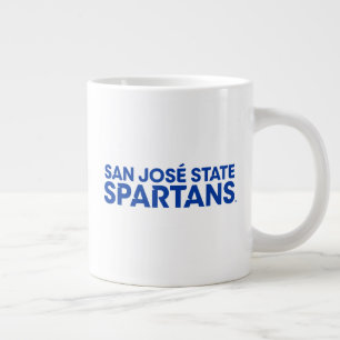 San José Staat Spartans Wordmark Jumbo-Tasse