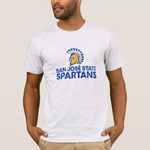 San Jose State Spartans Logo Wortmarke abgenutzt T-Shirt
