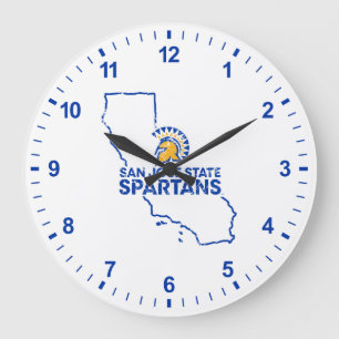 San Jose State Spartans Love Große Wanduhr