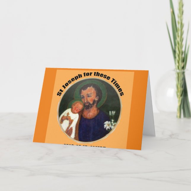 San Joseph für diese Zeiten Karte (Vorderseite)