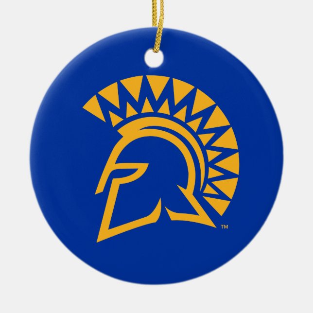 San- JoseStaat Spartans Keramik Ornament (Vorne)