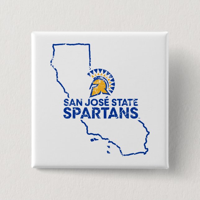San- JoseStaat Spartans Liebe Button (Vorderseite)