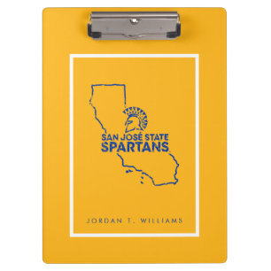 San- JoseStaat Spartans Liebe Klemmbrett