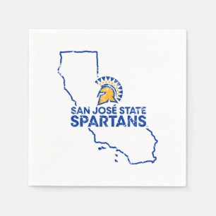 San- JoseStaat Spartans Liebe Serviette