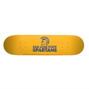 San- JoseStaat Spartans Logo Wordmark beunruhigt Skateboard