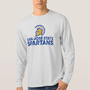 San- JoseStaat Spartans Logo Wordmark beunruhigt T-Shirt