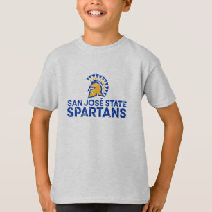 San- JoseStaat Spartans Logo Wordmark beunruhigt T-Shirt