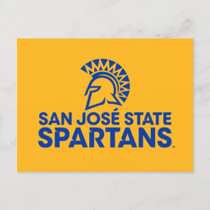 San- JoseStaat Spartans Logo Wordmark Einladungspostkarte