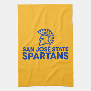San- JoseStaat Spartans Logo Wordmark Geschirrtuch