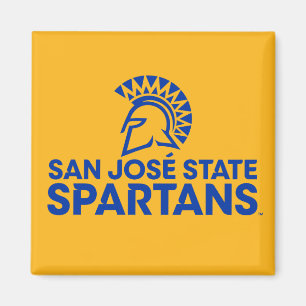 San- JoseStaat Spartans Logo Wordmark Magnet