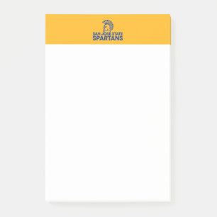San- JoseStaat Spartans Logo Wordmark Post-it Klebezettel