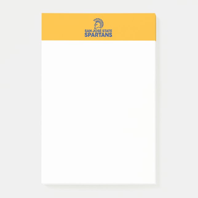 San- JoseStaat Spartans Logo Wordmark Post-it Klebezettel (Vorderseite)