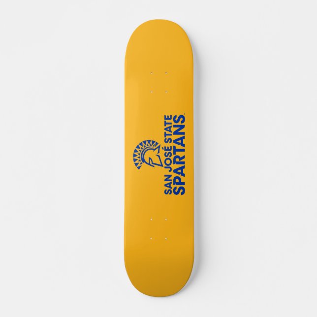 San- JoseStaat Spartans Logo Wordmark Skateboard (Vorne)