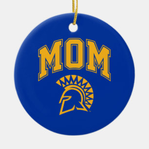 San- JoseStaat Spartans Mama Keramik Ornament