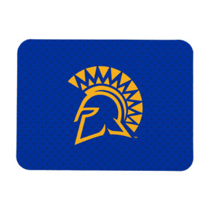 San- JoseStaat Spartans Polka-Punkt-Muster Magnet