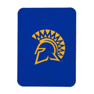 San- JoseStaat Spartans Polka-Punkt-Muster Magnet