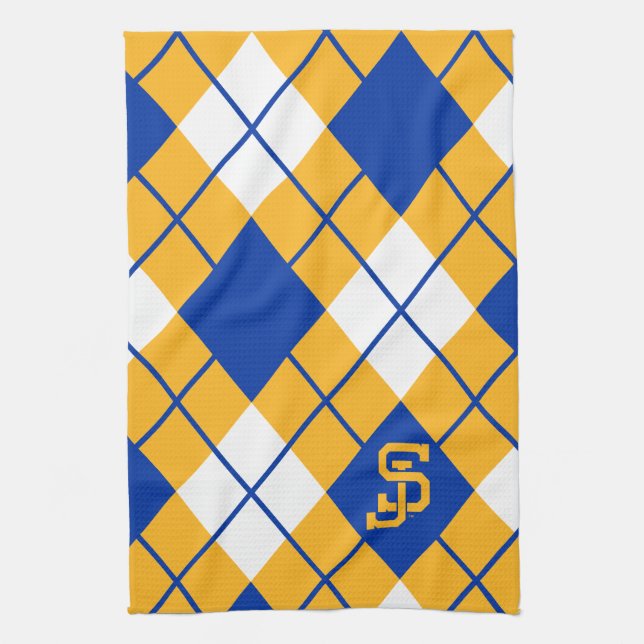 San- JoseStaat Spartans Raute Geschirrtuch (Vertikal)