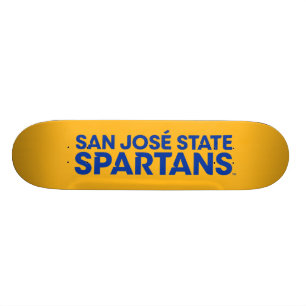 San- JoseStaat Spartans Wordmark Skateboard