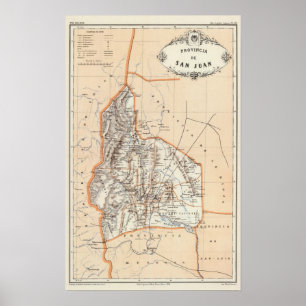 San Juan, Argentinien Poster