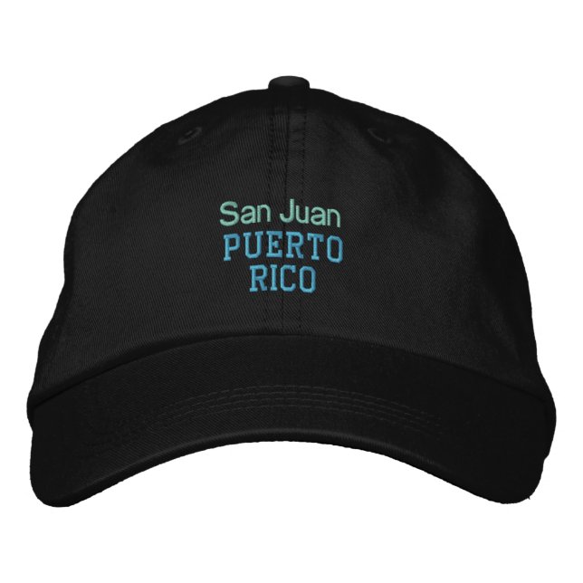 SAN JUAN BESTICKTE KAPPE (Vorderseite)