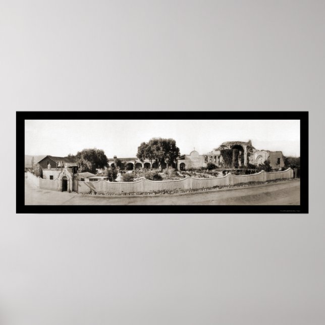 San Juan Capistrano CA Foto 1926 Poster (Vorne)