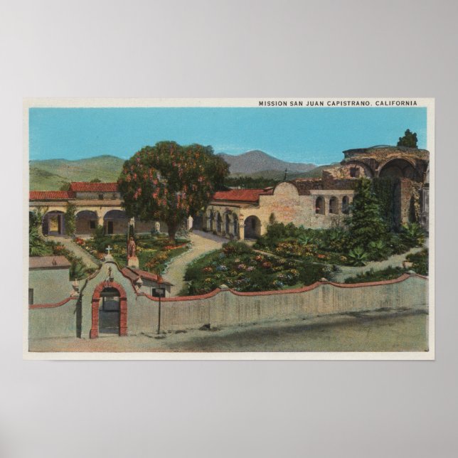 San Juan Capistrano, CAView, Mission Poster (Vorne)