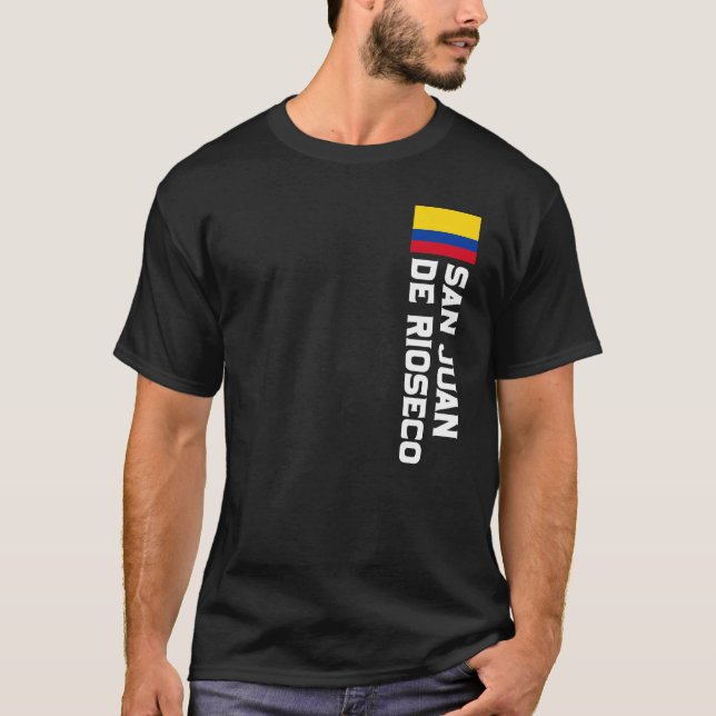 San Juan de Rioseco Kolumbien für kolumbianische M T-Shirt (Vorderseite)