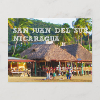 San Juan del Sur, Nicaragua Beach Postcard Postkarte
