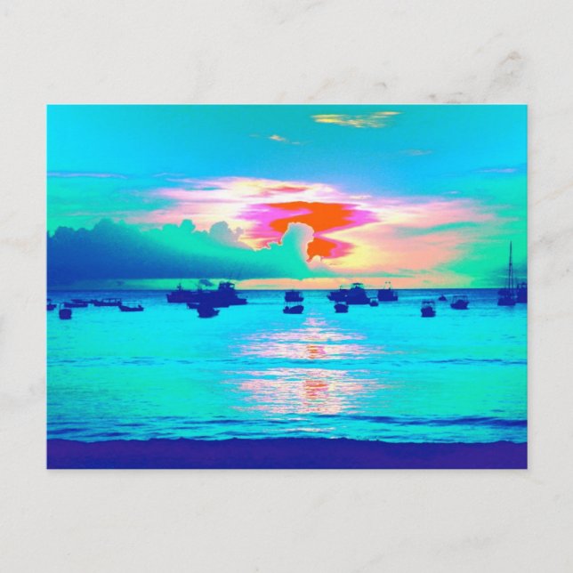 "San Juan Del Sur Nicaragua" Postkarte (Vorderseite)