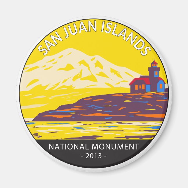 San Juan Islands National Monument Washington Magnet (Vorne)