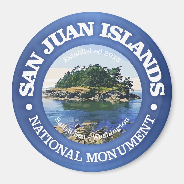 San Juan Islands (NM) Magnet (Vorne)